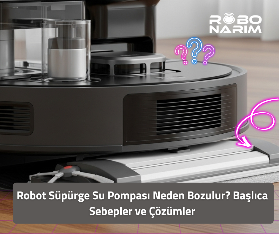 Robot Süpürge Su Pompası Neden Bozulur? Başlıca Sebepler ve Çözümler